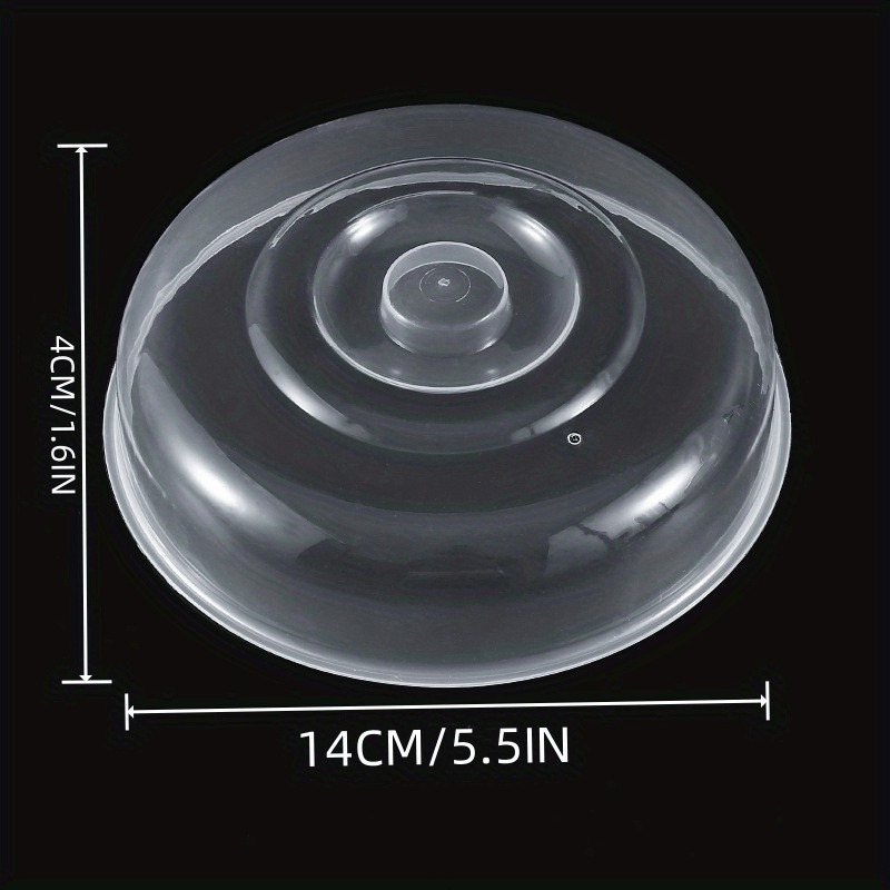 1pc Microwave Oven Food Splatter Cover Round B