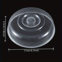 1pc Microwave Oven Food Splatter Cover Round B