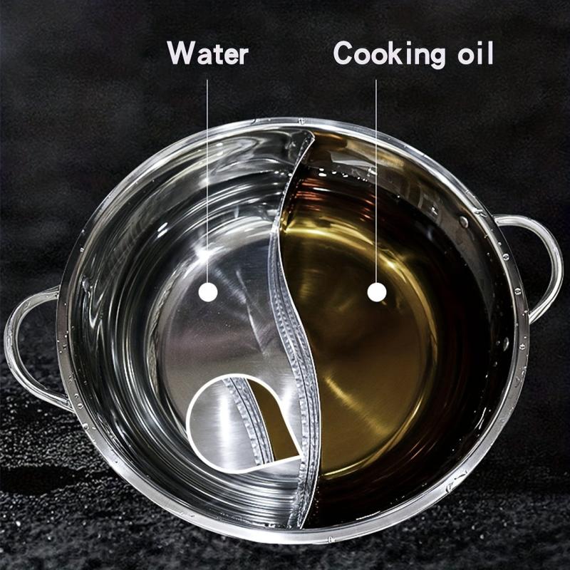 Stainless Steel Hot Pot Divider 30 33 02cm Sichuan Hotpot Shabu Pot