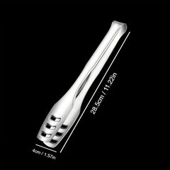 Stainless Steel Slotted BBQ Cooking Food Tongs Pasta Tong