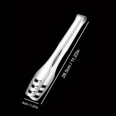 Stainless Steel Slotted BBQ Cooking Food Tongs Pasta Tong