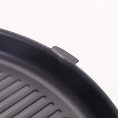 Pre-Seasoned Cast Iron Steak Pan - Stove Top Griddle Pan