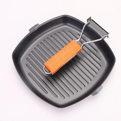 Pre-Seasoned Cast Iron Steak Pan - Stove Top Griddle Pan