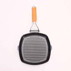Pre-Seasoned Cast Iron Steak Pan - Stove Top Griddle Pan