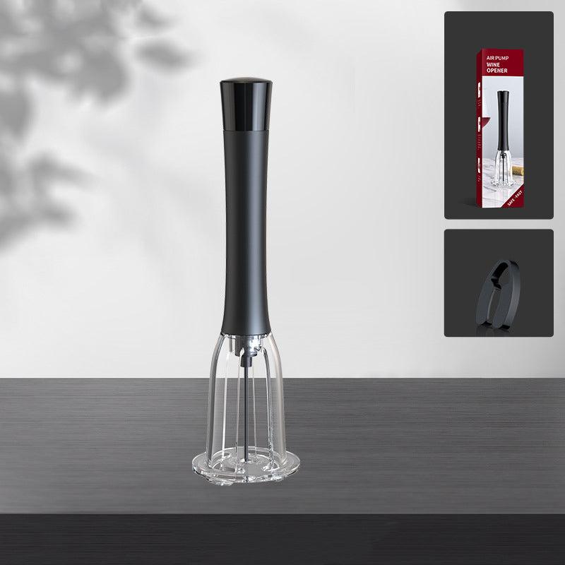 Stainless Steel Air Pump Wine Bottle Opener Set with Bottle Stopper