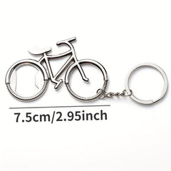 Bicycle Bottle Opener Stainless Steel Funny Beer Wine Juice Kitchen Gadget
