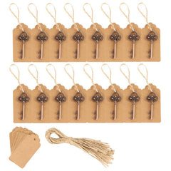 50pcs Skeleton Key Bottle Openers Copper For Beer Wine Juice Openings