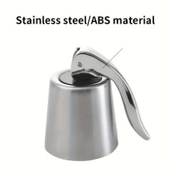 Stainless Steel Wine Bottle Opener & Stopper Set
