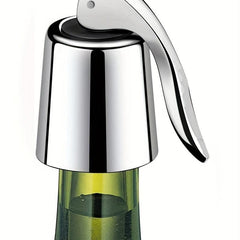 Stainless Steel Wine Bottle Opener & Stopper Set