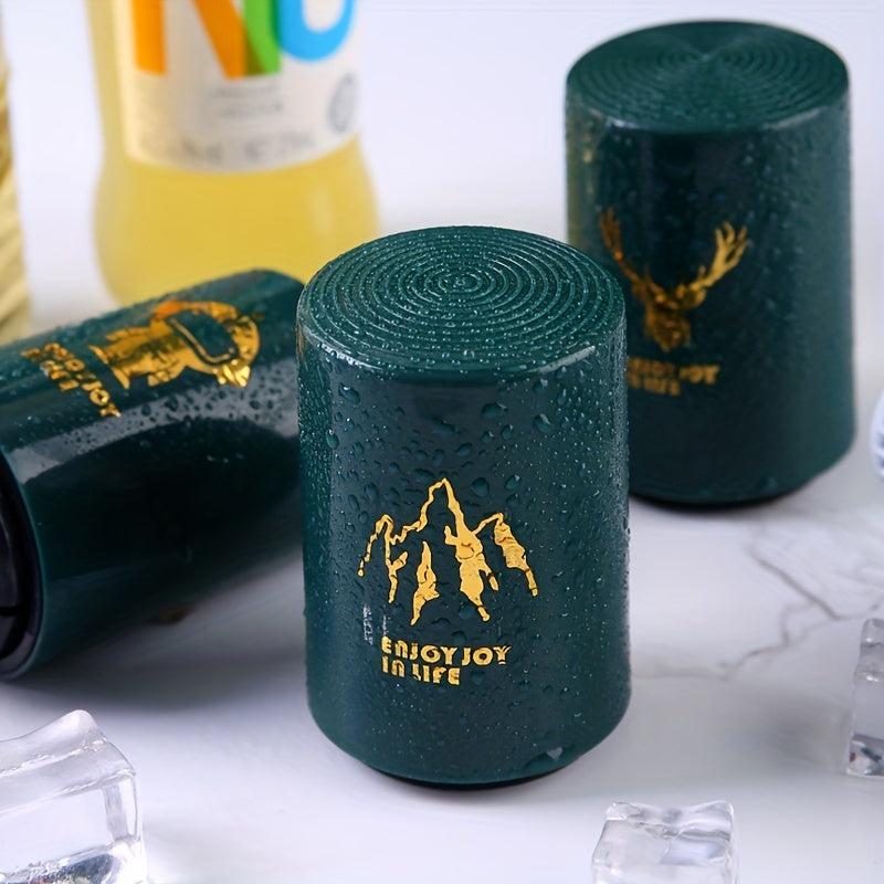 Press Type Beer Bottle Opener Magnetic Automatic Bartender Tool