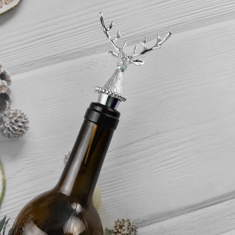Deer Head Wine Stopper Champagne Stoppers Wine Corks Trolleys for Friends