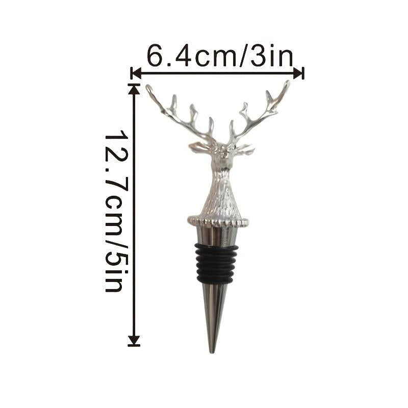 Deer Head Wine Stopper Champagne Stoppers Wine Corks Trolleys for Friends