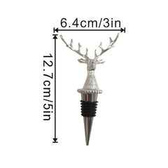 Deer Head Wine Stopper Champagne Stoppers Wine Corks Trolleys for Friends