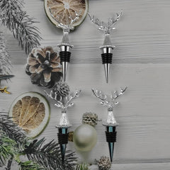 Deer Head Wine Stopper Champagne Stoppers Wine Corks Trolleys for Friends
