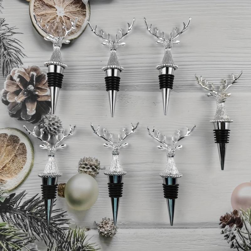 Deer Head Wine Stopper Champagne Stoppers Wine Corks Trolleys for Friends