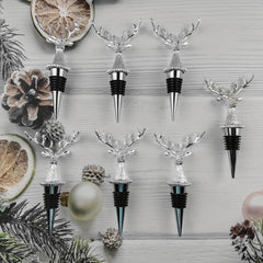 Deer Head Wine Stopper Champagne Stoppers Wine Corks Trolleys for Friends