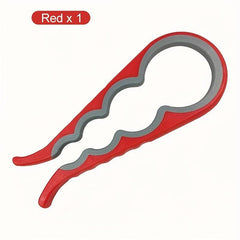 4 in 1 Jar Opener Bottle Gripper with Silicone Handle
