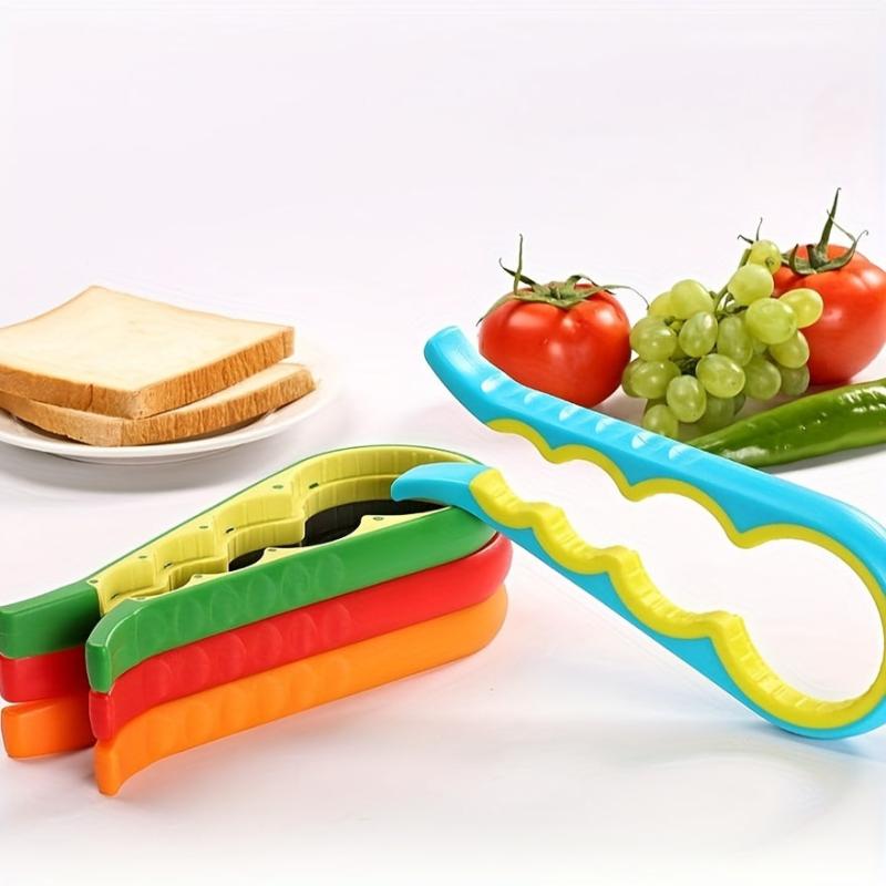 4 in 1 Jar Opener Bottle Gripper with Silicone Handle