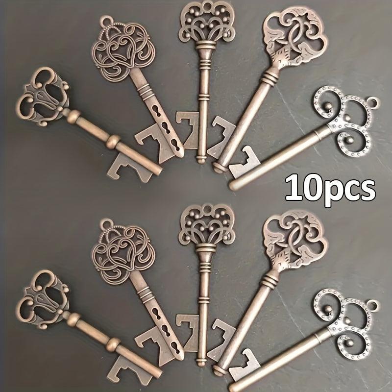 10pcs Key Shape Bottle Opener Bar Household Tool Wedding Party Favor Gift