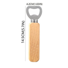 Wooden Handle Heavy Duty Bartender Bottle Opener Kitchen Wedding Party Bar