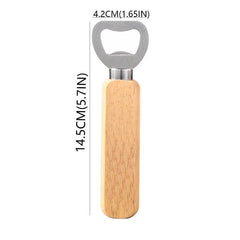 Wooden Handle Heavy Duty Bartender Bottle Opener Kitchen Wedding Party Bar