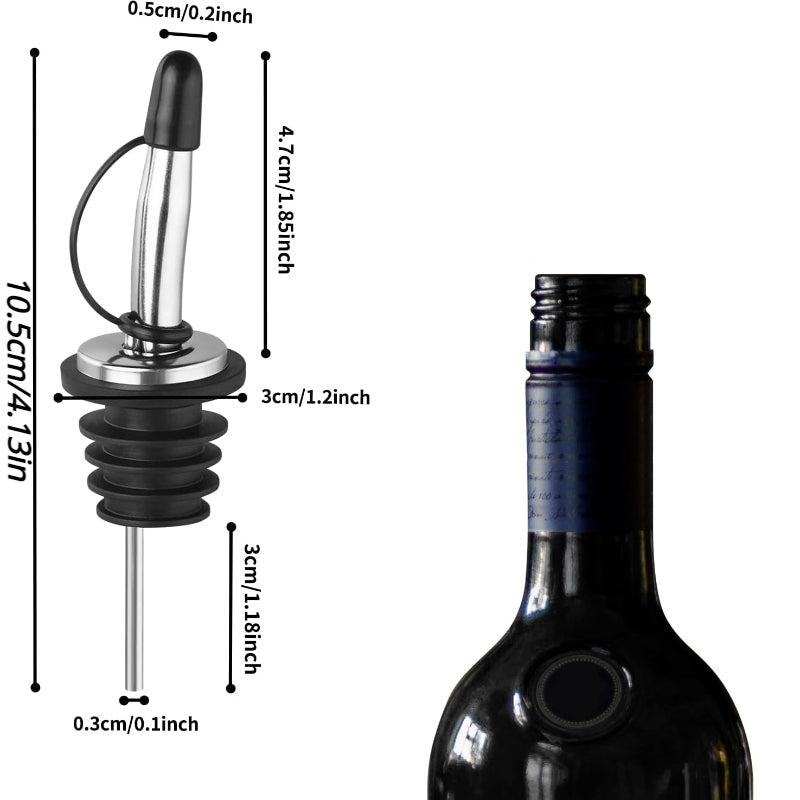 5pcs Wine Pourer Pouring Improves Wine Taste Aroma Aerating Pourer