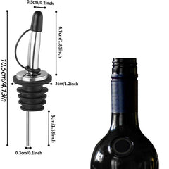 5pcs Wine Pourer Pouring Improves Wine Taste Aroma Aerating Pourer