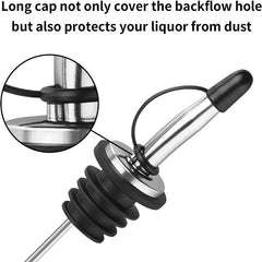 5pcs Wine Pourer Pouring Improves Wine Taste Aroma Aerating Pourer