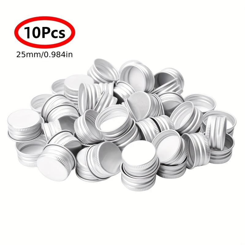 10pcs Small Alum Fresh keeping Caps Lids For Glass Bottles