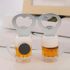 2pcs Stainless Steel Bottle Opener Retro Wine Shape Bottle Opener