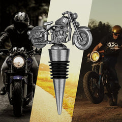 Motorcycle Wine Stopper Bicycle Wine Fathers Christmas Birthday For Men Bar Acce