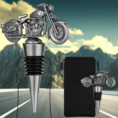 Motorcycle Wine Stopper Bicycle Wine Fathers Christmas Birthday For Men Bar Acce