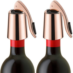 2pcs Stainless Steel Wine Opener Champagne Stopper