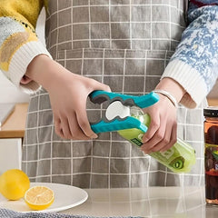 4-in-1 Can Opener with Non Slip Grip - Ideal for Bottles & Kitchen Use