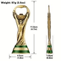 Trophy Beer Bottle Opener Football Gift for Men Him Husband Boyfriend Father