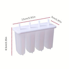 1pc Popsicle Mold 4 Cavity Ice Cream Mold DIY Homemade Popsicle Mold