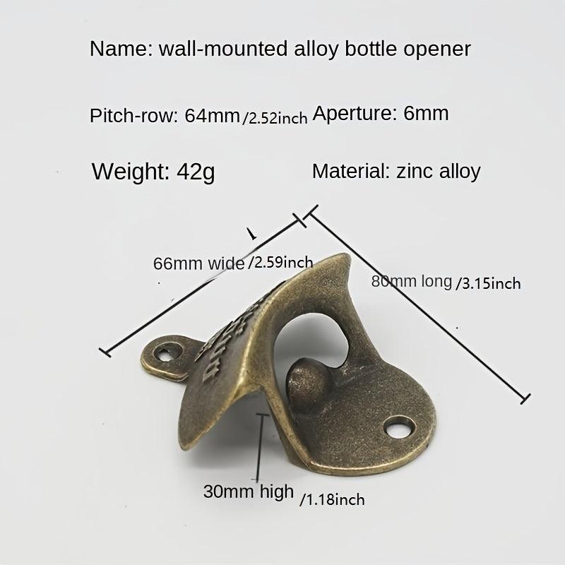 Retro Wall Mounted Beer Bottle Opener