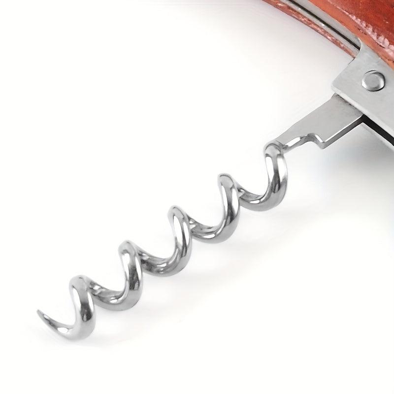 Metal Wine Corkscrew Waiter Bottle Opener