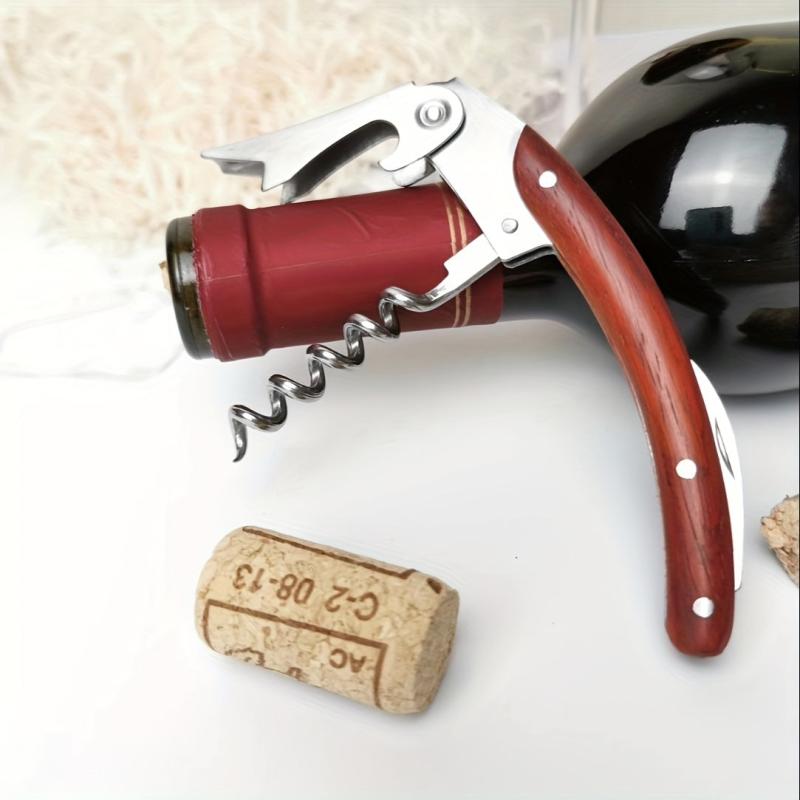 Metal Wine Corkscrew Waiter Bottle Opener