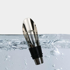 Stainless Steel Wine Pourer & Stopper Preserve Freshness