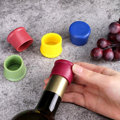 5pcs Colorful Silicone Lids for Easy Food Storage
