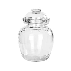 2500ml Glass Pickle Jar with Water Seal for Pickles Kimchi Sauerkraut