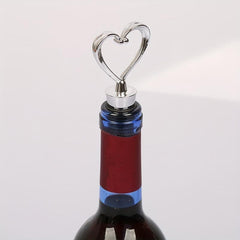 1pc Heart Shape Wine Stopper Bottle Stopper Wine Saver Reusable Wine Cork