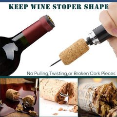 Stainless Steel Wine Opener with Foil Cutter