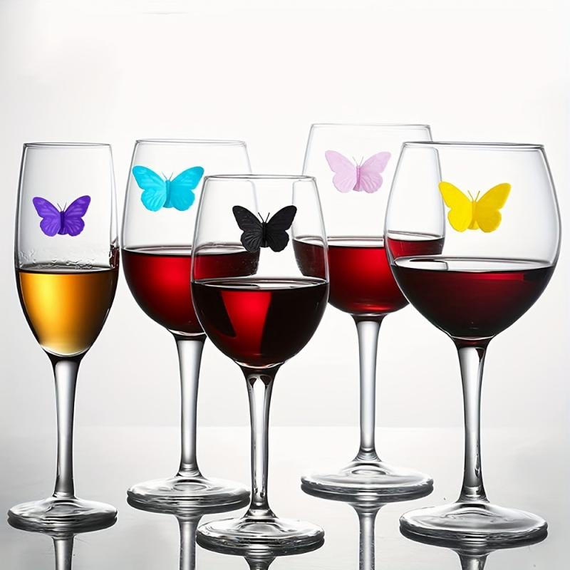 European American Wine Cup Recognizer 40pcs Label Sticker Party Supplies