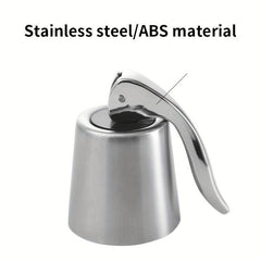 Stainless Steel Wine Stopper Silicone Expanding Bottle Plug