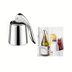 Stainless Steel Wine Stopper Silicone Expanding Bottle Plug