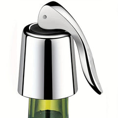 Stainless Steel Wine Stopper Silicone Expanding Bottle Plug