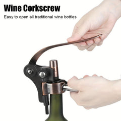 Zinc Bar Lever Corkscrew Bottle Opener