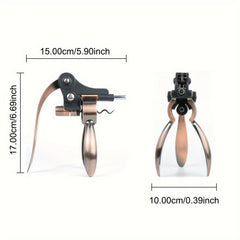 Zinc Bar Lever Corkscrew Bottle Opener